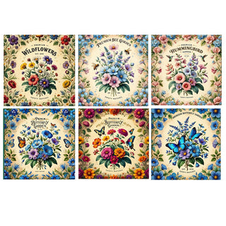 Wildflower Garden Decorative Matchbox