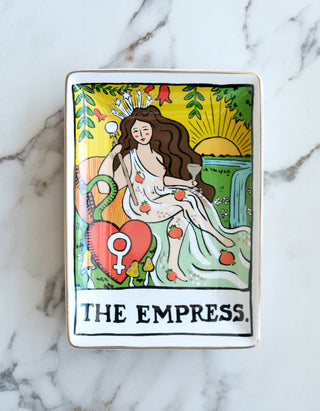 Porcelain Trinket Tray | Empress Tarot — main product image
