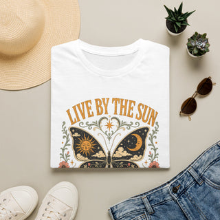 Live By The Sun Love By The Moon Butterfly T-Shirt