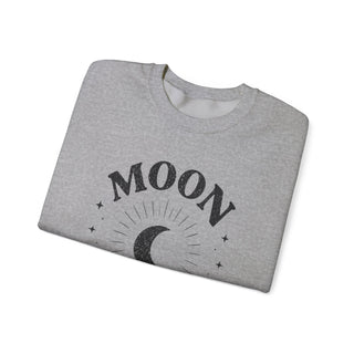 Moon Tribe Crewneck Sweatshirt Gray and Natural Sand