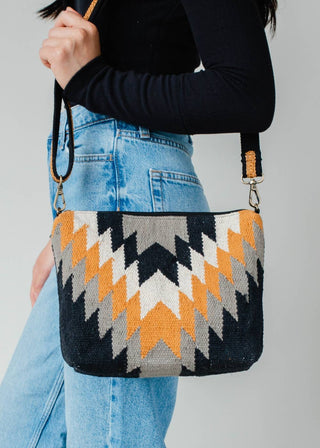 Black, Gray, Mustard & Cream Aztec Crossbody - Fitkitty Culture Athleisure Wear, Yoga Wear &  Women's Clothing