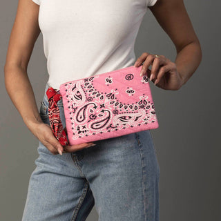 Pink Bandana Knot Clutch – featured product view