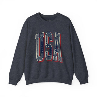 Vintage USA Graphic Sweatshirt | 4th of July Americana, Stars & Stripes
