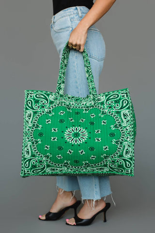 Green Bandana Weekend Tote – alternate product view 4