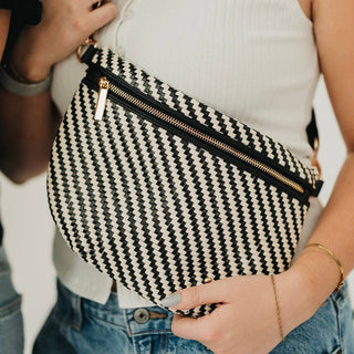 Diagonal Woven Westlyn Bum Bag - COMING SOON!!! - Fitkitty Culture Athleisure Wear, Yoga Wear &  Women's Clothing