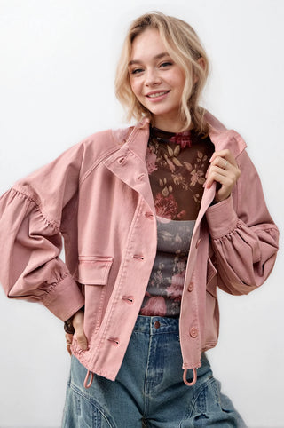Ethereal Bloom Mesh Top with Thumbhole