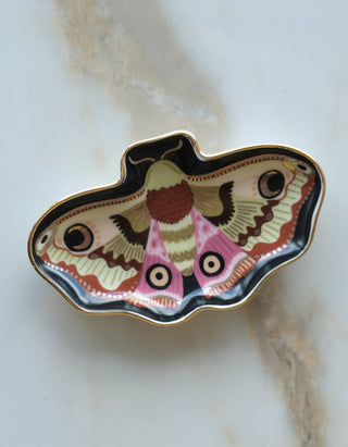 Porcelain Trinket Dish | Moon Moth — main product image