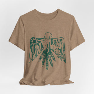 Roam Free Eagle Tee — Desert Adventure Graphic T-Shirt - Fitkitty Culture Athleisure Wear, Yoga Wear &  Women's Clothing
