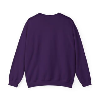 Moon Tribe Crewneck Sweatshirt — Celestial Moon Graphic Pullover - Jewel Tones