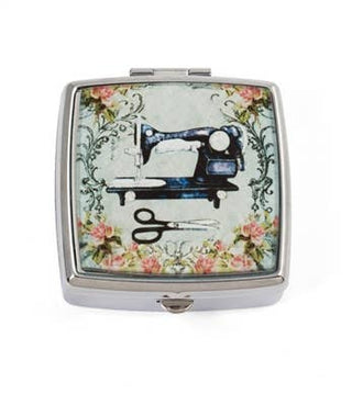 Vintage Sewing Machine Pill Box