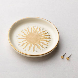 Jewelry Dish & Stud Earring Set - Sun Rays/Cream - Fitkitty Culture Athleisure Wear, Yoga Wear &  Women's Clothing