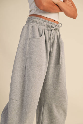CloudSoft™ Barrel-Leg Sweatpants