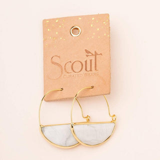 Stone Prism Hoop - Amazonite/Gold - Fitkitty Culture Athleisure Wear, Yoga Wear &  Women's Clothing