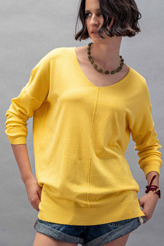 "Spring Serenade" High-Low Tunic Sweater