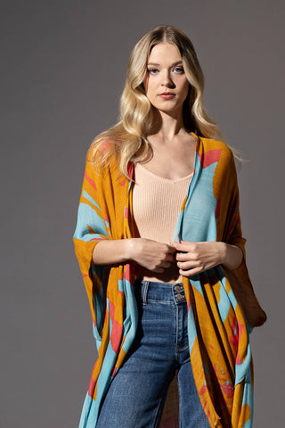 Sweeping Floral Kimono