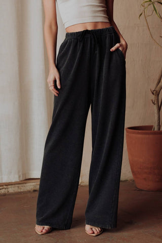 Black Washed Soft Sweatpants - Fitkitty Culture Athleisure Wear, Yoga Wear &  Women's Clothing