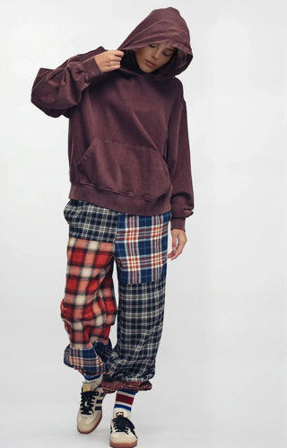 Mixed Plaid Patchwork Boho Jogger Pants - Fitkitty Culture Athleisure Wear, Yoga Wear &  Women's Clothing