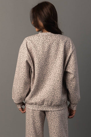 Blush Leopard Sweatshirt