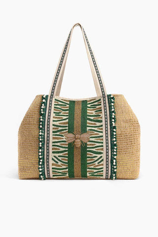 Bee Green Embellished Tote - Fitkitty Culture Athleisure Wear, Yoga Wear &  Women's Clothing