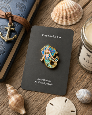 Coral Reef Mermaid Enamel Pin