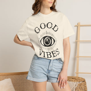 Good Vibes Eye T-Shirt — Vintage Mystic Graphic Tee