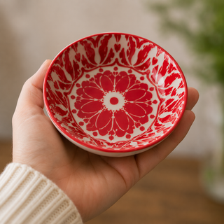 Mediterranean Porcelain Trinket Dish