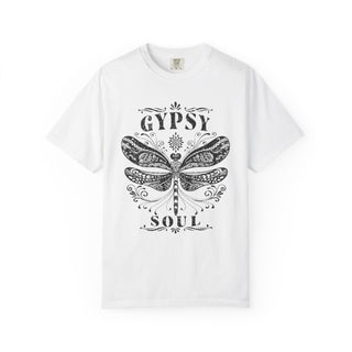 Gypsy Soul Dragonfly T‑Shirt — Boho Vintage Graphic Tee