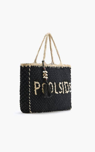 'Poolside' Handwoven Jute Macrame Tote