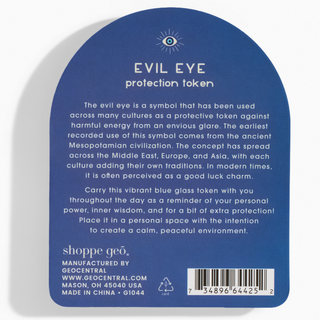 Evil Eye Glass Protection Token