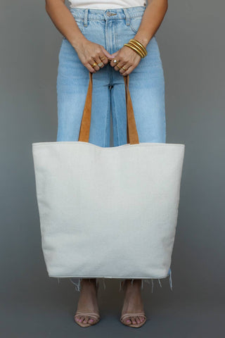 Cream Drink On The Beach Tote - Fitkitty Culture Athleisure Wear, Yoga Wear &  Women's Clothing