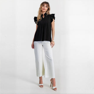 The Breezy Babe V-Neck Top