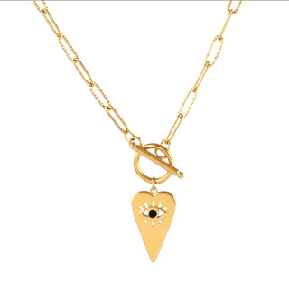 Golden Oracle Toggle Necklace - Fitkitty Culture Athleisure Wear, Yoga Wear &  Women's Clothing