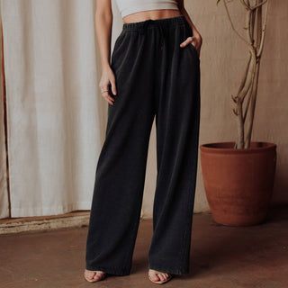 Black Washed Soft Sweatpants - Fitkitty Culture Athleisure Wear, Yoga Wear &  Women's Clothing