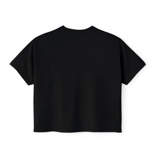 Moon Tribe Women's Boxy Tee — Crescent Moon Graphic Tee