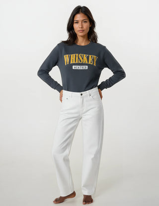 Whiskey Weather Mineral Wash Graphic Sweatshirt