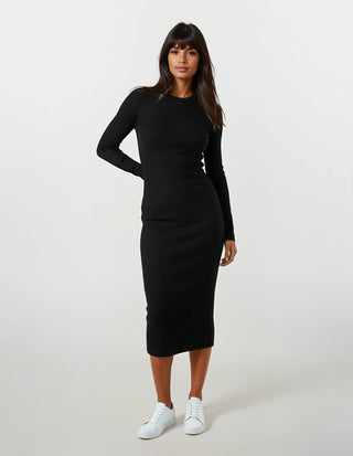The Serene Rib Knit Dress