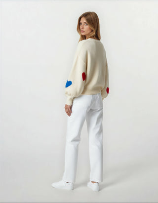 Happy Hearts Knit Sweater