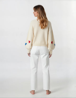 Happy Hearts Knit Sweater