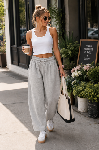 CloudSoft™ Barrel-Leg Sweatpants