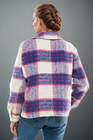 Vibrant Aura Pink Plaid Pocket Shacket – Fitkitty Culture
