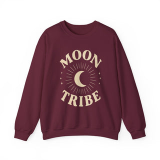 Maroon Front Moon Tribe Sweatshirt