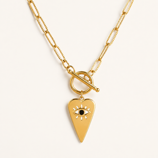Golden Oracle Toggle Necklace - Fitkitty Culture Athleisure Wear, Yoga Wear &  Women's Clothing