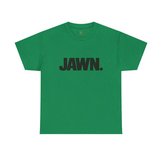 Green tee shirt with Jawn