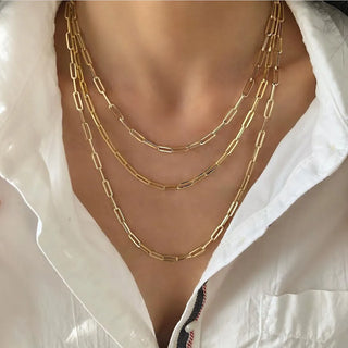 Paperclip Chain Necklace, , Fitkitty Culture Athleisure Wear, Yoga Wear & Leggings, Fitkitty Culture Athleisure Wear, Yoga Wear & Leggings