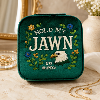 Hold My Jawn  Jewelry Travel Case Box Philadelphia Eagles