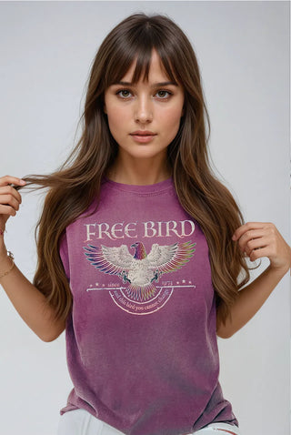 Vintage Luxe Free Bird Graphic Tee