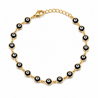The "Dainty Boho Evil Eye Tennis Bracelet