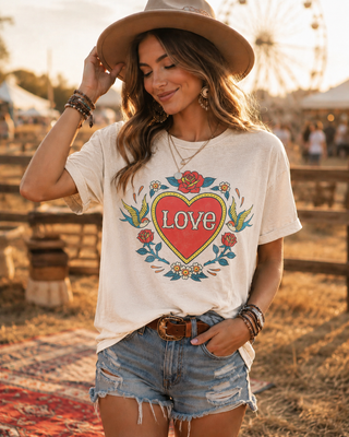 Love Tattoo Graphic Top - Fitkitty Culture Athleisure Wear, Yoga Wear &  Women's Clothing