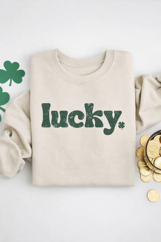 Lucky Charm Crewneck Sweatshirt - Fitkitty Culture Athleisure Wear, Yoga Wear &  Women's Clothing