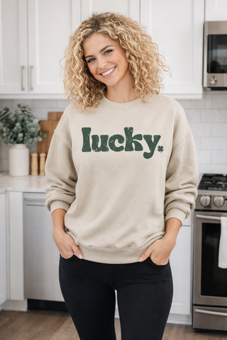 Lucky Charm Crewneck Sweatshirt - Fitkitty Culture Athleisure Wear, Yoga Wear &  Women's Clothing